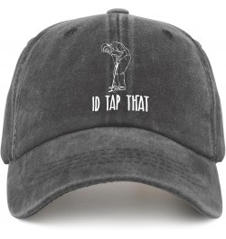 I'd Tap That Caps Custom Baseball Cap Pigment Black Dad Hats for Men Gifts for Daughter Baseball Caps Pigment Black $10.79 Su...