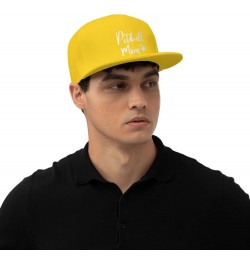 Men Women Adjustable Baseball Caps, Pitbulls Mom Unisex Plain Hats Vintage Trucker Dad Cap Black Yellow $12.29 Baseball Caps