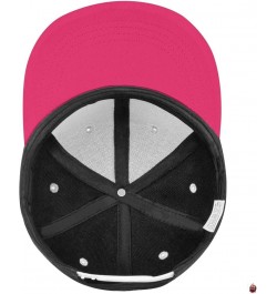 Cool Bunny Snapback Hat for Men Women Baseball Cap Trucker Flat Bill Hats Dad Caps Pink $10.91 Baseball Caps