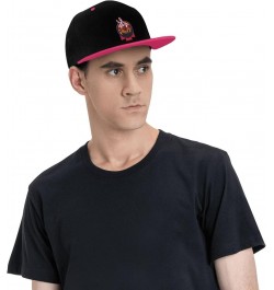 Cool Bunny Snapback Hat for Men Women Baseball Cap Trucker Flat Bill Hats Dad Caps Pink $10.91 Baseball Caps