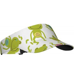 Canadian Flag Print Breathable Sun Hats Sunscreen Visor Cap Adjustable Unisex Sports Caps for Beach Outdoor Cartoon Frog $12....