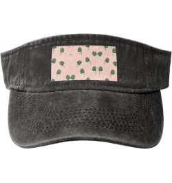 Cactus Green Sun Visor Hats,Open Top Hat for Women and Men,Fishing-Hats,Adult Sunscreen Visor Cap Black $12.81 Visors