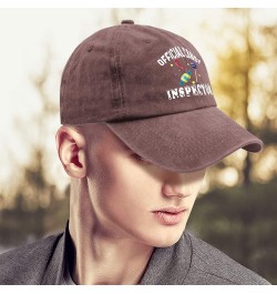 Baseball Cap Women Christmas Running Cap for Men Tennis Hats Light Weight Candy inspectorr Visor Hat Wine Red $9.43 Sun Hats