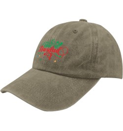 Feliz Navidad Baseball Cap Mexico Hat Pigment Black Mens Hat Gifts for Men Golf Hats Pigment Khaki $9.50 Sun Hats