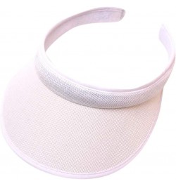 Sport Sun Visor Hats for Women Men UV Protection Outdoor Sports Cap Empty Top Ball Caps for Tennis Golf White-a $6.74 Visors