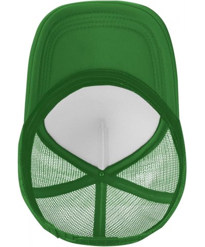 Custom Hats with Your Own Image Text Logo Picture Design Your Personalized Trucker Hats Green $8.18 Baseball Caps