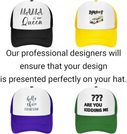 Custom Hats with Your Own Image Text Logo Picture Design Your Personalized Trucker Hats Green $8.18 Baseball Caps