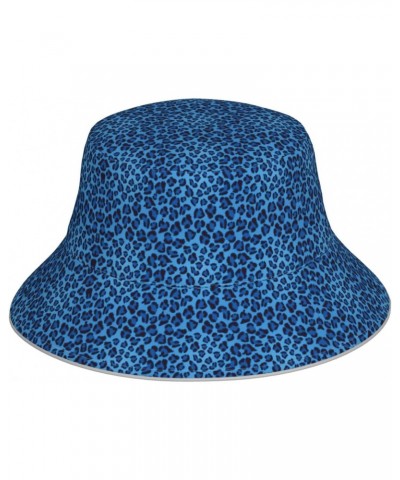 Leopard Skin Animal Print Reversible Reflective Bucket Hat,Packable Travel Hat Beach Fishing Hat $12.56 Bucket Hats