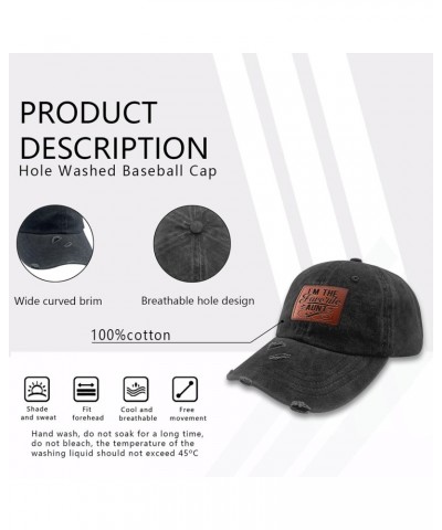 I'm The Favorite Aunt Auntie Dad Hat Trendy Golf Cap Gifts for Son Who Like Engraved, Baseball Cap Suitable for Beach Accesso...