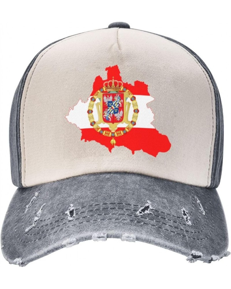 Flag Map of The Polish Lithuanian Commonwealth Upgrade Your Style with Funny Adjustable Cotton Baseball Caps for Men and Wome...