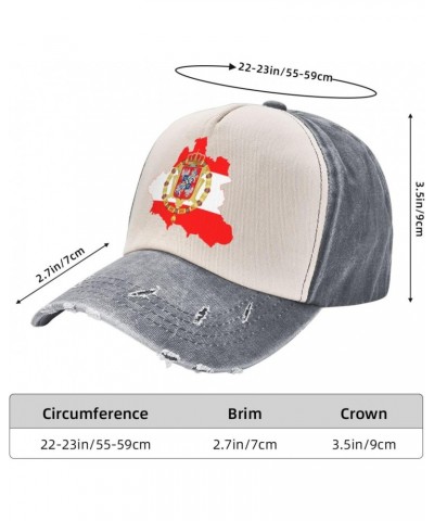 Flag Map of The Polish Lithuanian Commonwealth Upgrade Your Style with Funny Adjustable Cotton Baseball Caps for Men and Wome...