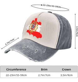 Flag Map of The Polish Lithuanian Commonwealth Upgrade Your Style with Funny Adjustable Cotton Baseball Caps for Men and Wome...