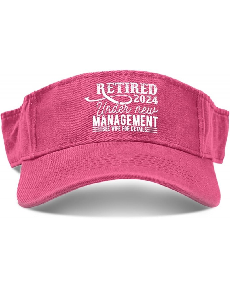 Retired Under New Management See Wife for Details Cap Visors for Teens Visor Hat with Pink $10.28 Visors