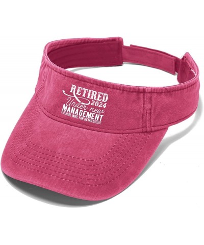 Retired Under New Management See Wife for Details Cap Visors for Teens Visor Hat with Pink $10.28 Visors