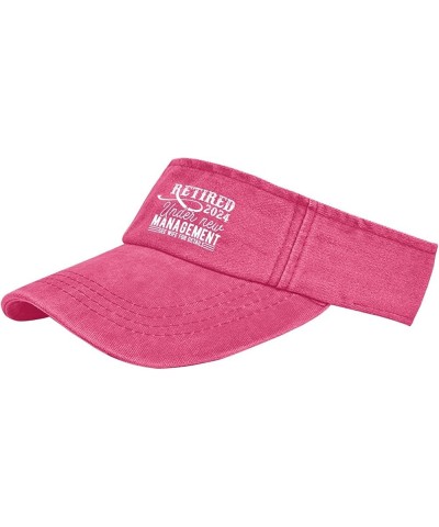 Retired Under New Management See Wife for Details Cap Visors for Teens Visor Hat with Pink $10.28 Visors