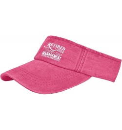 Retired Under New Management See Wife for Details Cap Visors for Teens Visor Hat with Pink $10.28 Visors