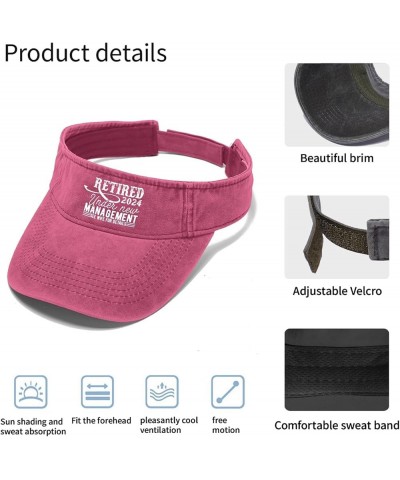 Retired Under New Management See Wife for Details Cap Visors for Teens Visor Hat with Pink $10.28 Visors