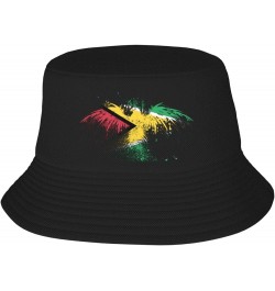 Porto Rico Eagle Flag Bucket Hat Unisex Fisherman Hat Sun Hat Double Structure Travel Hat Wide Brim Fashion Beach Hat Guyana ...