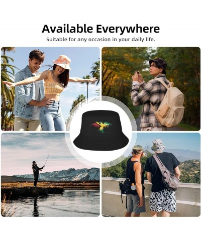 Porto Rico Eagle Flag Bucket Hat Unisex Fisherman Hat Sun Hat Double Structure Travel Hat Wide Brim Fashion Beach Hat Guyana ...