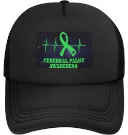 Cerebral Palsy Awareness Baseball Cap Adjustable Casual Mesh Hats Duck Tongue Hat for Men Women14 Black $12.08 Baseball Caps