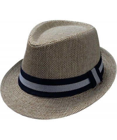 Men and Women Retro Jazz Hat Bohemian Style British Sun Hat Travel Sun Hat Cord for Hat Khaki-a $11.24 Sun Hats