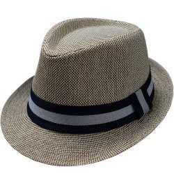 Men and Women Retro Jazz Hat Bohemian Style British Sun Hat Travel Sun Hat Cord for Hat Khaki-a $11.24 Sun Hats