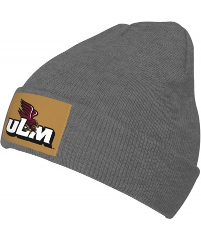 ULM Warhawk Stretch Beanie Knit Hat for Men Women Winter Fall Spring Warm Cap Deep Heather $11.27 Skullies & Beanies