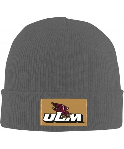 ULM Warhawk Stretch Beanie Knit Hat for Men Women Winter Fall Spring Warm Cap Deep Heather $11.27 Skullies & Beanies