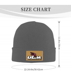 ULM Warhawk Stretch Beanie Knit Hat for Men Women Winter Fall Spring Warm Cap Deep Heather $11.27 Skullies & Beanies