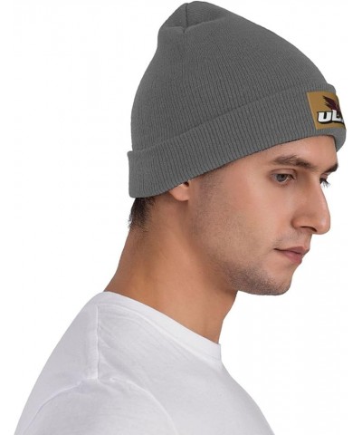 ULM Warhawk Stretch Beanie Knit Hat for Men Women Winter Fall Spring Warm Cap Deep Heather $11.27 Skullies & Beanies