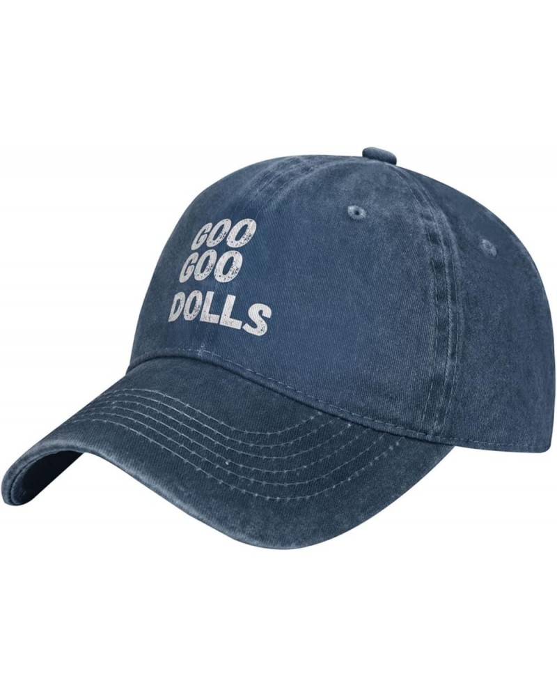 Cowboy Hat Baseball Cap Vintage Washed Unisex Adjustable Hat Black Navy Blue $8.39 Cowboy Hats