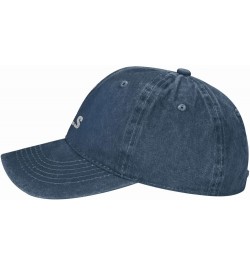 Cowboy Hat Baseball Cap Vintage Washed Unisex Adjustable Hat Black Navy Blue $8.39 Cowboy Hats