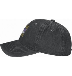 Bee Music Gees Hat Cap Distressed Denim Vintage Washed Trucker Hat Women Men Adjustable Classic Black Black $10.59 Baseball Caps