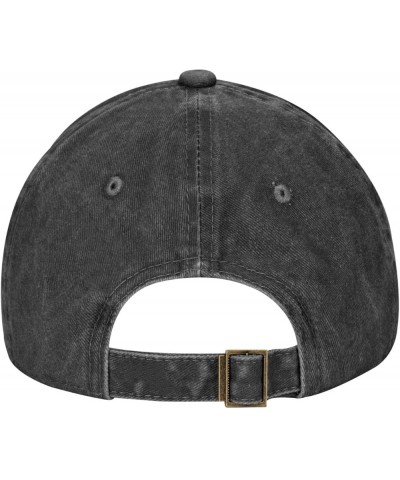 Bee Music Gees Hat Cap Distressed Denim Vintage Washed Trucker Hat Women Men Adjustable Classic Black Black $10.59 Baseball Caps