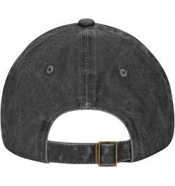 Bee Music Gees Hat Cap Distressed Denim Vintage Washed Trucker Hat Women Men Adjustable Classic Black Black $10.59 Baseball Caps