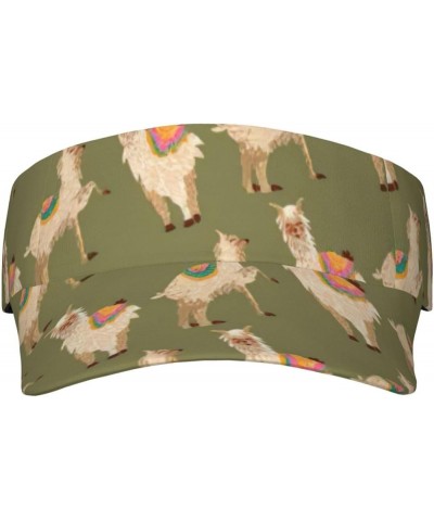 Yellow Chicken Sun Visor Hats,Open Top Hat for Women and Men,Fishing-Hats,Adult Sunscreen Visor Cap Alpaca. $12.51 Visors