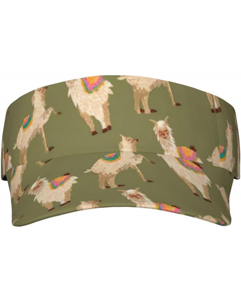 Yellow Chicken Sun Visor Hats,Open Top Hat for Women and Men,Fishing-Hats,Adult Sunscreen Visor Cap Alpaca. $12.51 Visors