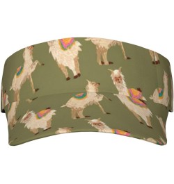 Yellow Chicken Sun Visor Hats,Open Top Hat for Women and Men,Fishing-Hats,Adult Sunscreen Visor Cap Alpaca. $12.51 Visors