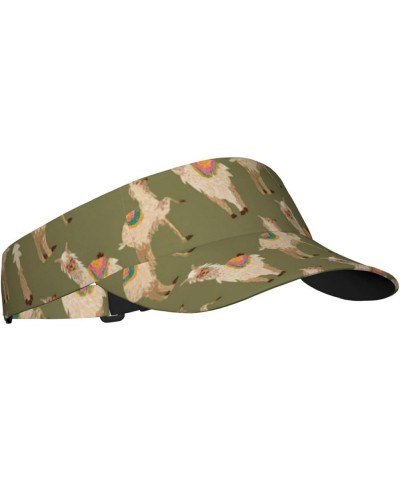 Yellow Chicken Sun Visor Hats,Open Top Hat for Women and Men,Fishing-Hats,Adult Sunscreen Visor Cap Alpaca. $12.51 Visors