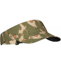 Yellow Chicken Sun Visor Hats,Open Top Hat for Women and Men,Fishing-Hats,Adult Sunscreen Visor Cap Alpaca. $12.51 Visors