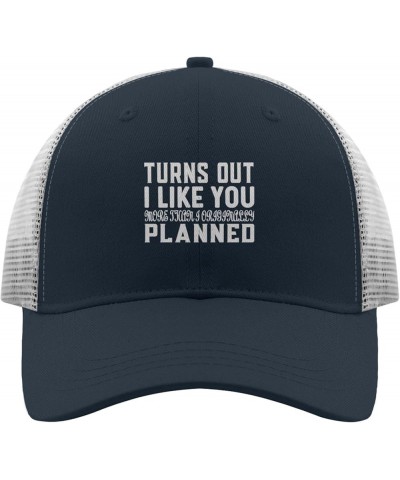 turnss Out i Like You More thans i Originally plannedd hat Womens Summer hat Apricot Hiking hat Women Gifts for Son Marine Bl...