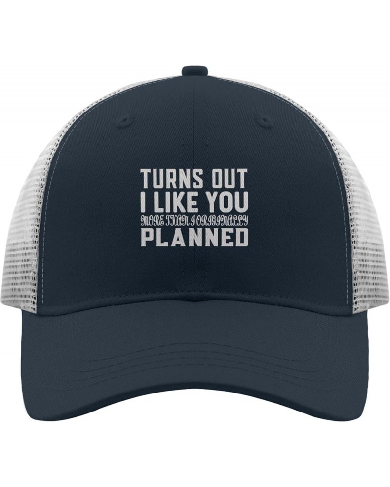 turnss Out i Like You More thans i Originally plannedd hat Womens Summer hat Apricot Hiking hat Women Gifts for Son Marine Bl...