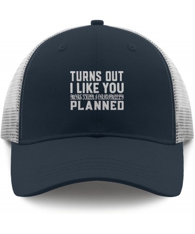 turnss Out i Like You More thans i Originally plannedd hat Womens Summer hat Apricot Hiking hat Women Gifts for Son Marine Bl...