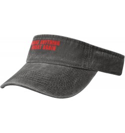 Make Anything Great Again Sun Visor Hats Cotton Empty Top Baseball Cap Sports Sun Cap for Men Women,Black Deep Heather $12.79...