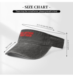 Make Anything Great Again Sun Visor Hats Cotton Empty Top Baseball Cap Sports Sun Cap for Men Women,Black Deep Heather $12.79...