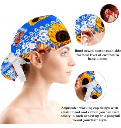 Hand Drawn Circle Classic Working Cap Adjustable Tie Back Hat Ponytail Holder Hair Accessories Color 8 $9.49 Skullies & Beanies