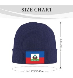 Beanie,Haiti Haitian Flag Beanie Hat Women Skull Cap Men Knit Hat Winter Slouchy Hat Knitted Hat Black Navy Blue $11.70 Skull...