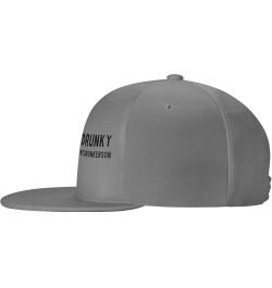 Drunky McDrunkerson Unisex Baseball Cap Vintage Snapback Cap Adjustable Gray $11.61 Baseball Caps