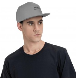 Drunky McDrunkerson Unisex Baseball Cap Vintage Snapback Cap Adjustable Gray $11.61 Baseball Caps