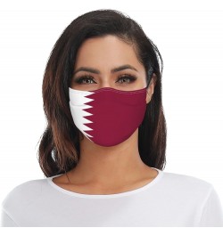 Flag of Qatar Mask Protect Respiratory System Breathe with Peace of Mind Black $10.39 Balaclavas